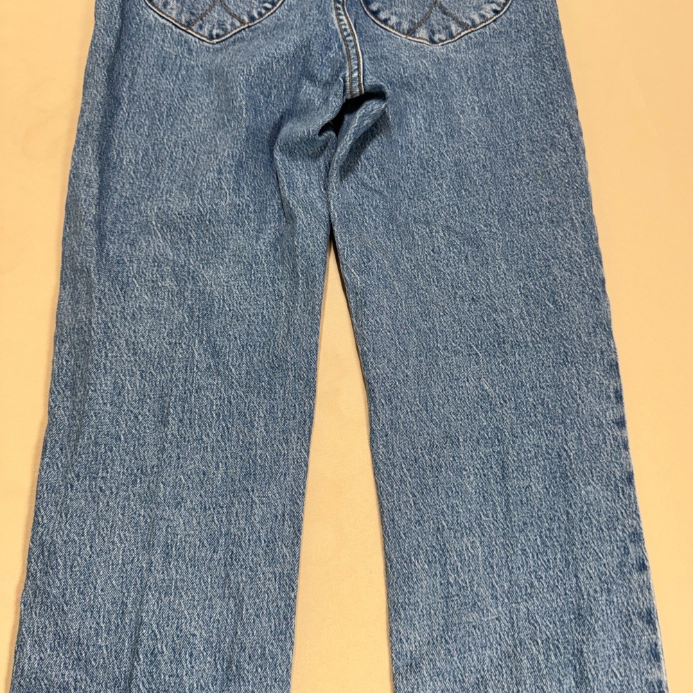 Rollas Dusters High Rise Slim Straight Leg Jeans Blue Size 27 Retro Classic EUC - Picture 14 of 15